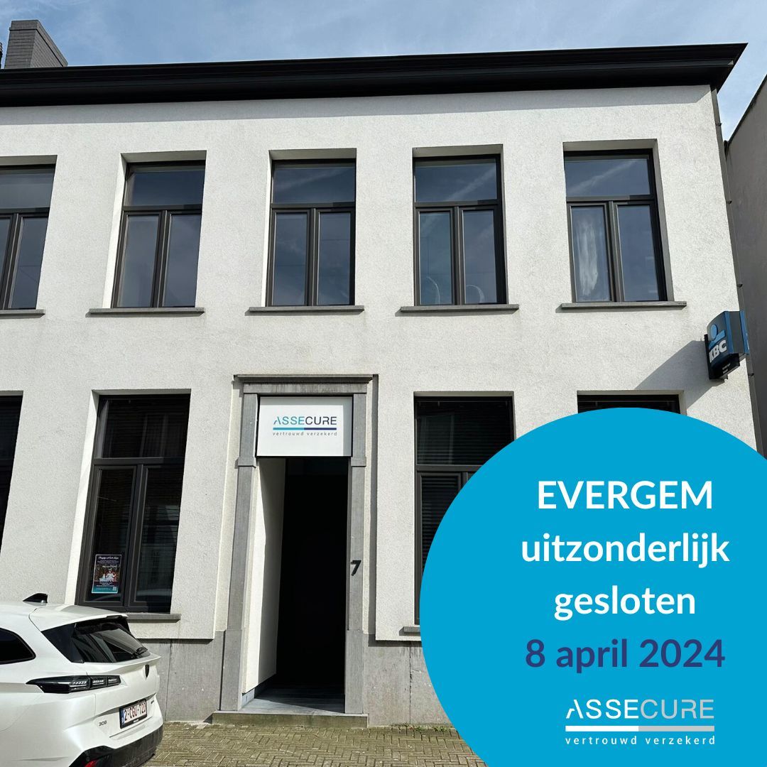 8 april 2024 is Evergem uitzonderlijk gesloten
